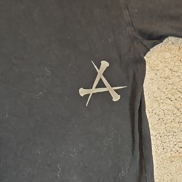 Affliction Toxic Wrath Tee - Black and Green Size Medium - Picture 8 of 8